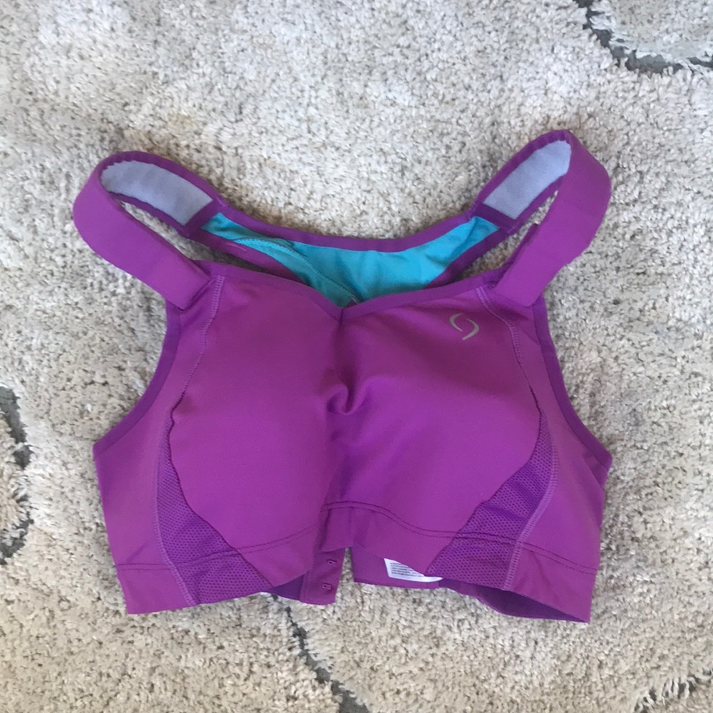 34D sports bra purple